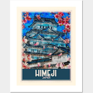 Himeji Japan Travel Art Posters and Art